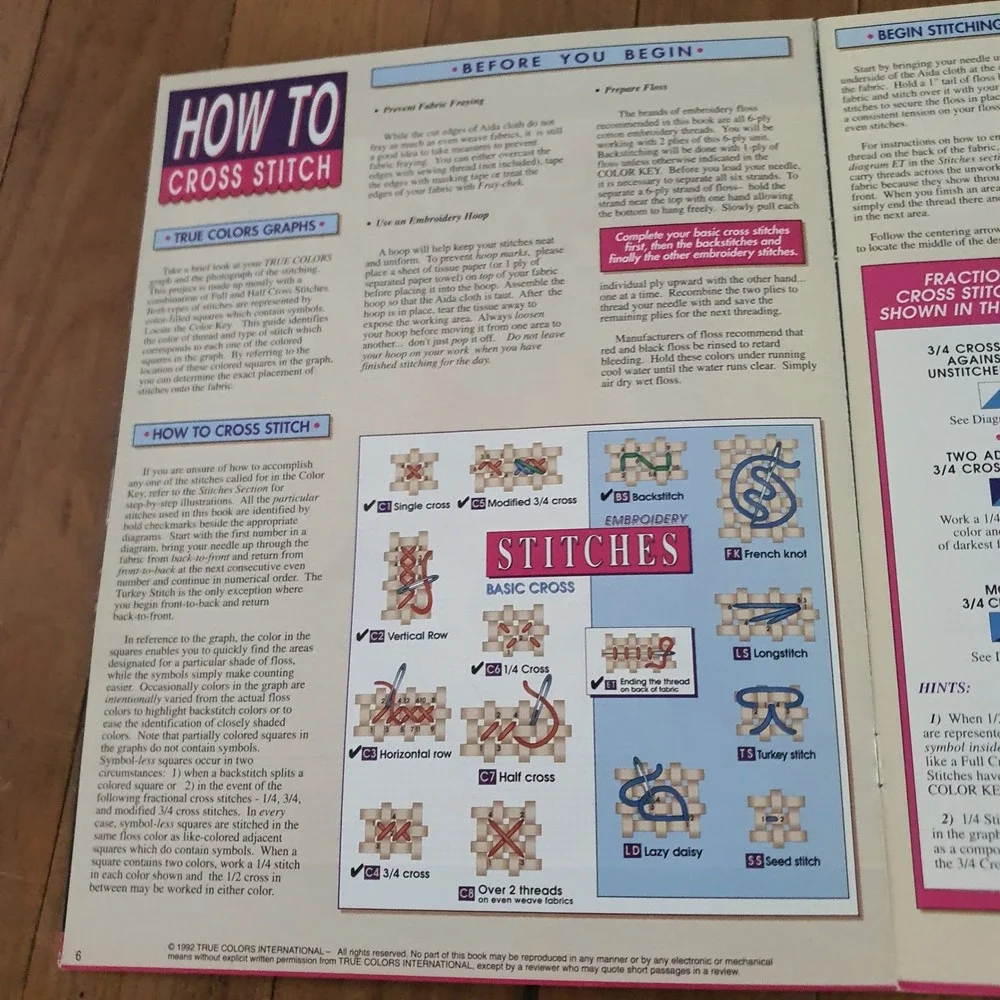 True Colors Crazy for Dalmatians Cross‎ Stitch Pattern Booklet BCL 10003 1992